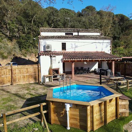 Casa Rural Can Ricos - El Mirador Del Montseny Vallgorguina Kültér fotó