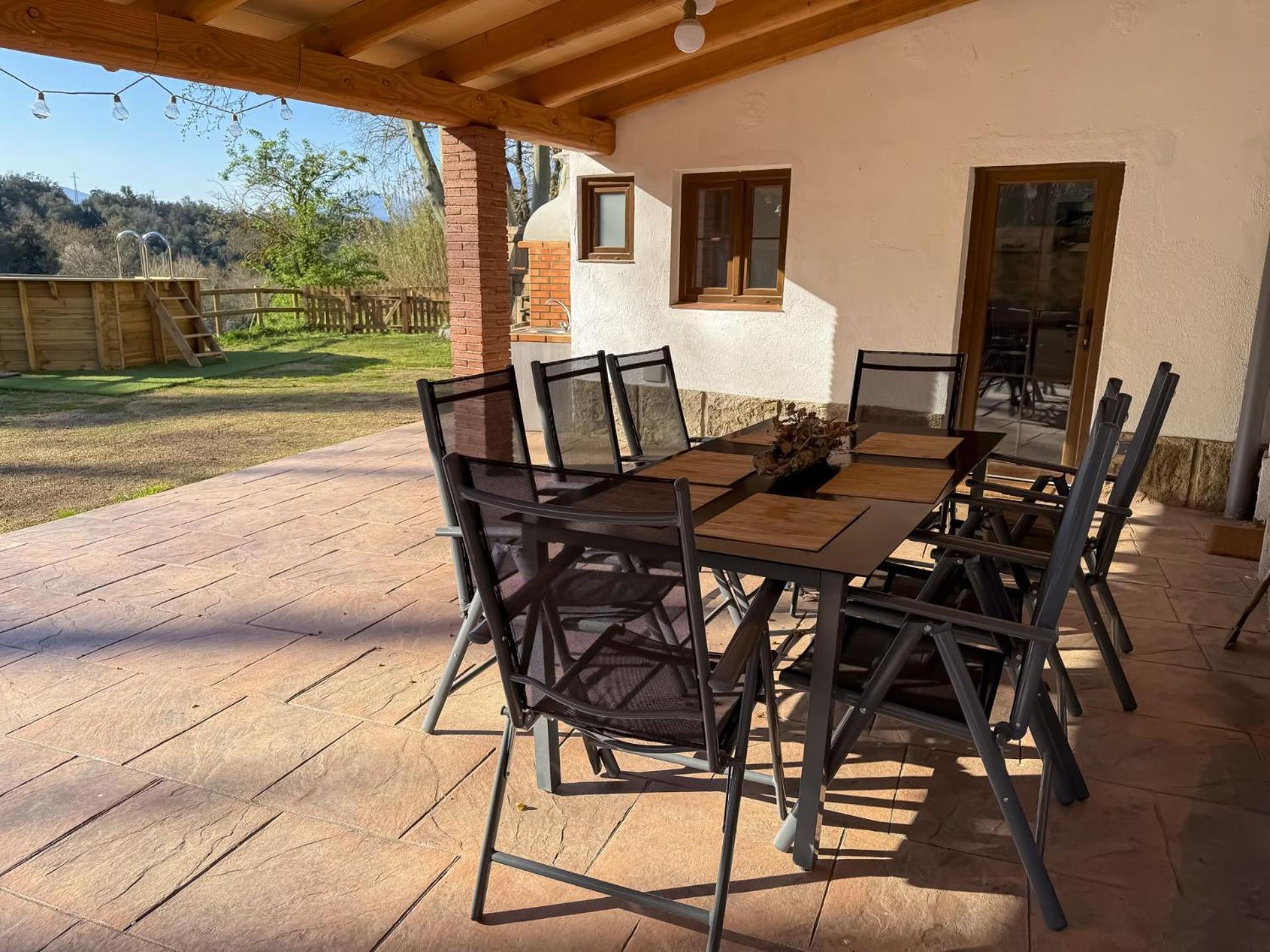 Casa Rural Can Ricos - El Mirador Del Montseny Vallgorguina Kültér fotó