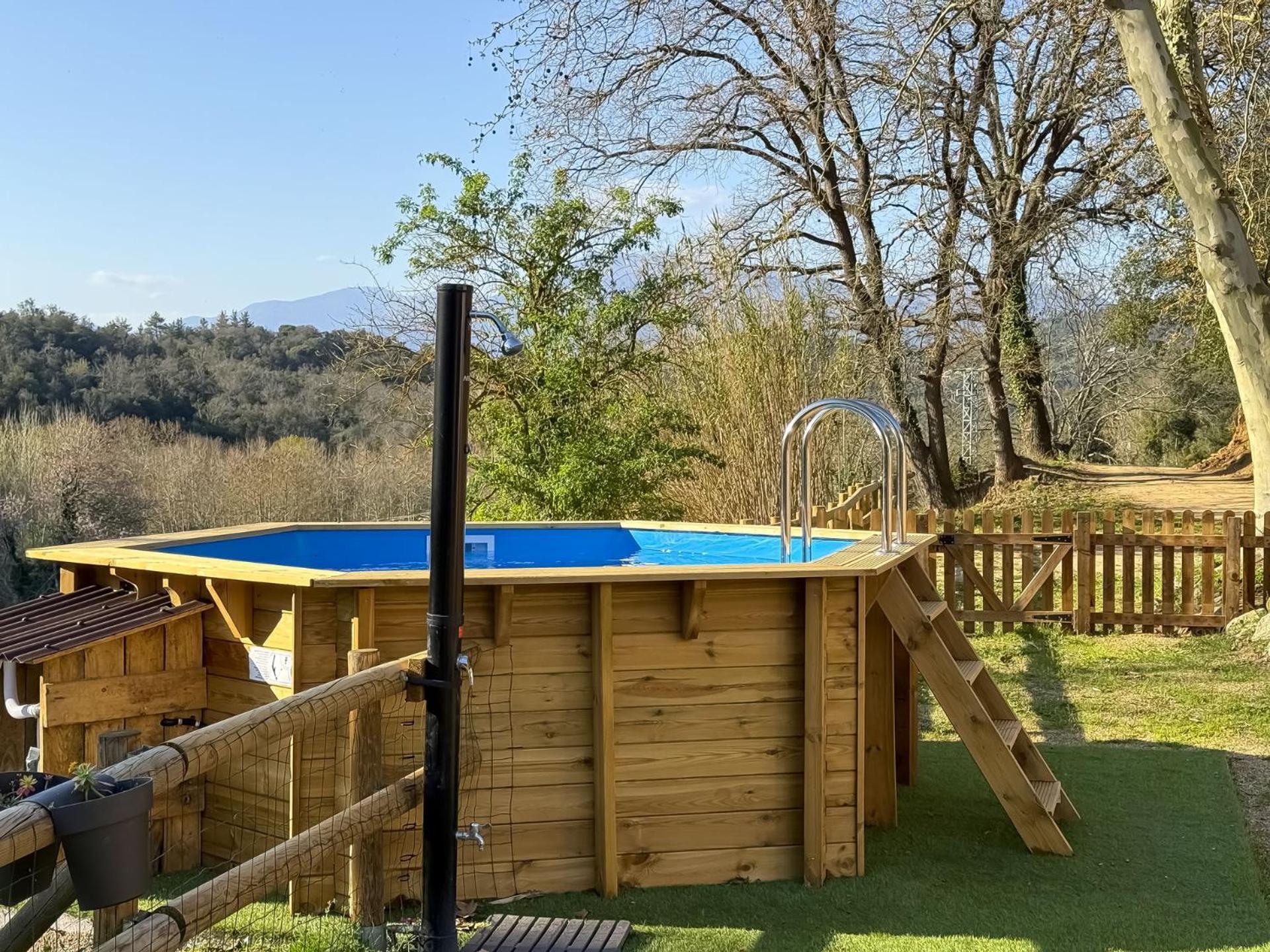 Casa Rural Can Ricos - El Mirador Del Montseny Vallgorguina Kültér fotó