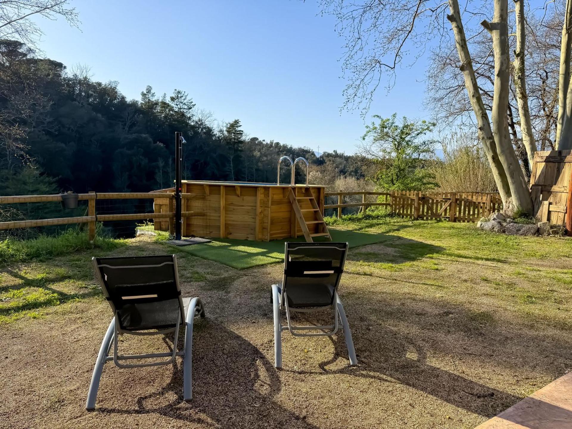 Casa Rural Can Ricos - El Mirador Del Montseny Vallgorguina Kültér fotó