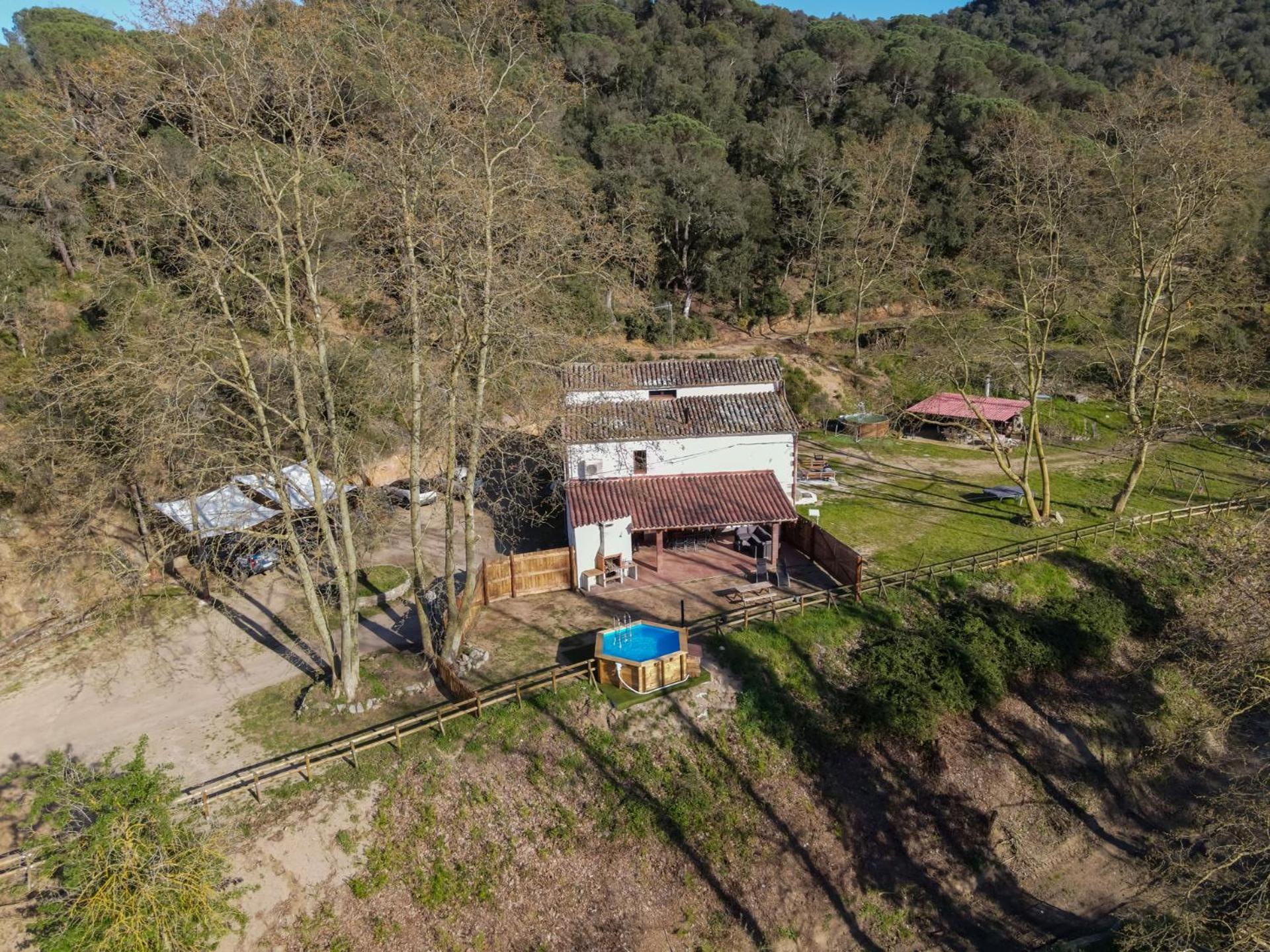 Casa Rural Can Ricos - El Mirador Del Montseny Vallgorguina Kültér fotó